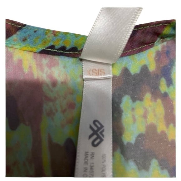 EUC PILYQ Women’s Cover Up Swimwear Size XS-S Snakeskin Print Blue Yellow Brown - Picture 5 of 6